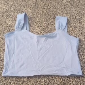 Abercrombie & Fitch Light Blue Crop Top